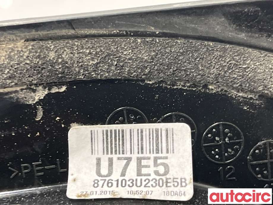 Speil venstre til Kia Sportage 2010-2016 (Type III)  (KIA|876103U230|)
