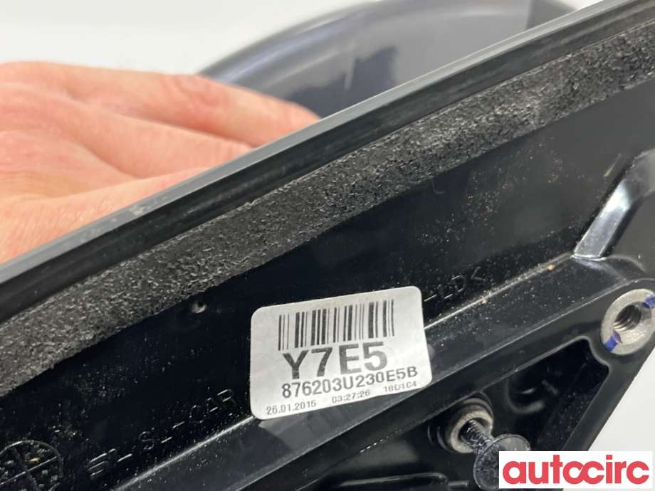 Speil høyre til Kia Sportage 2010-2016 (Type III)  (KIA|876203U230|)