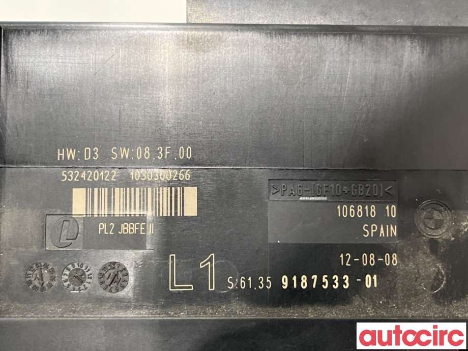 Styreenhet diverse til BMW 3-Serie 2005-2011 (E90/E91/E92/E93) (E90/E91/E92/E93) (BMW|61359364819||61359187533)