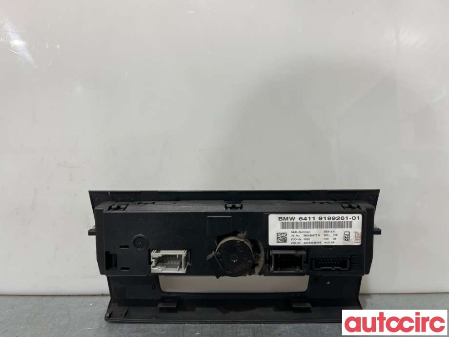 Varmeapparat betjening til BMW 3-Serie 2005-2011 (E90/E91/E92/E93) (E90/E91/E92/E93) (BMW|64119286618|A2C53338454|64119199261)