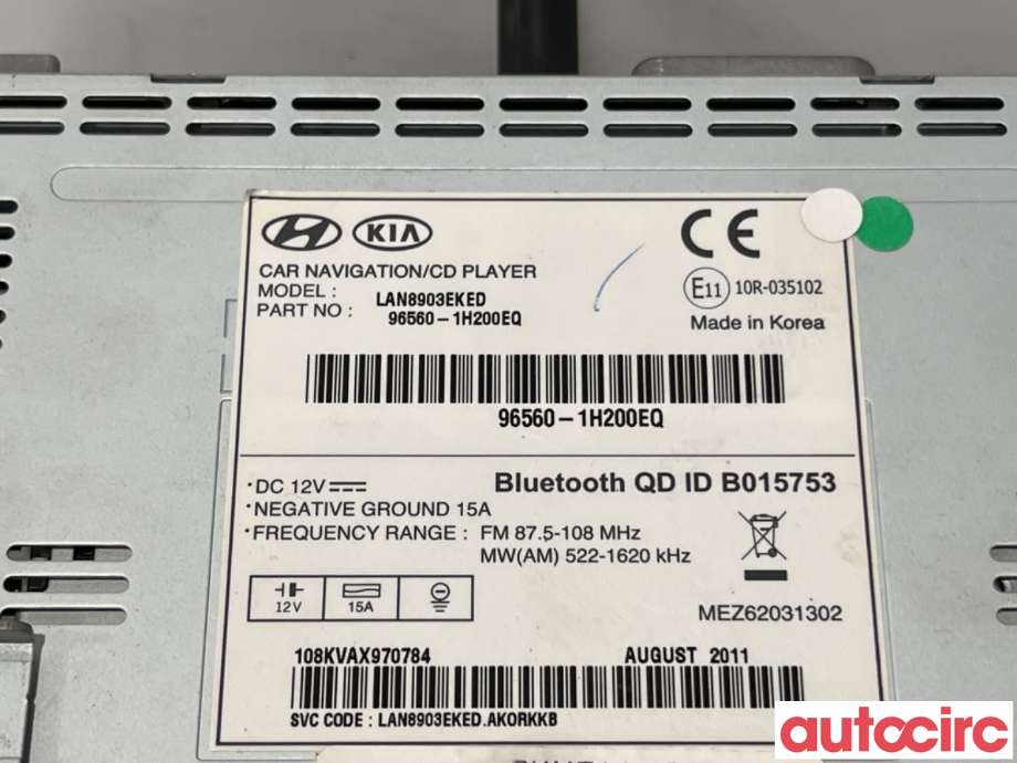 Bilstereo navigasjon til Kia Cee