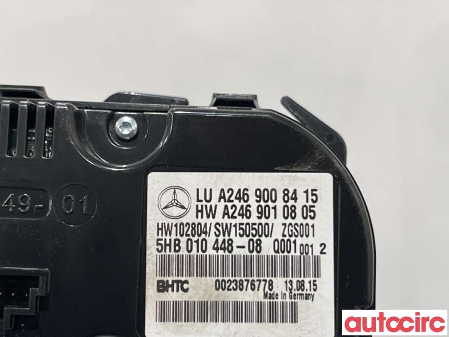 Varmeapparat betjening til Mercedes A-Klasse 2012-2018 (W176) (W176) (MERCEDES|A2469003816|5HB010448-08|A2469008415)