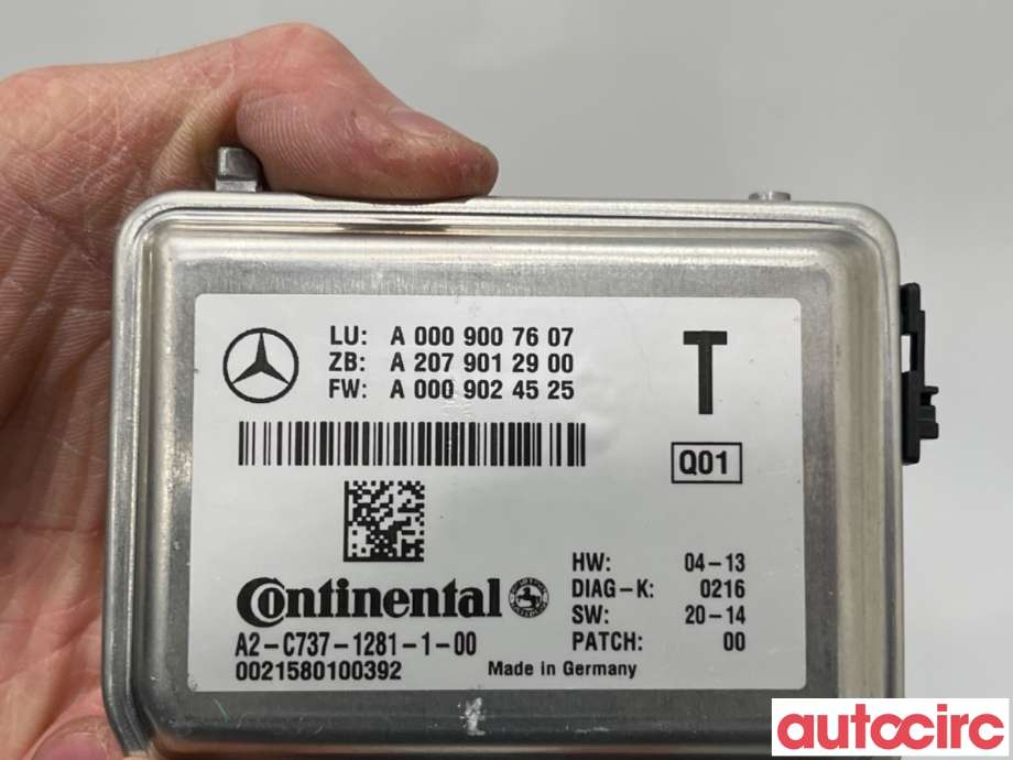 Sensor radar til Mercedes A-Klasse 2012-2018 (W176) (W176) (MERCEDES|A0009007607|A2-C737-1281-1-00|A0009000109)