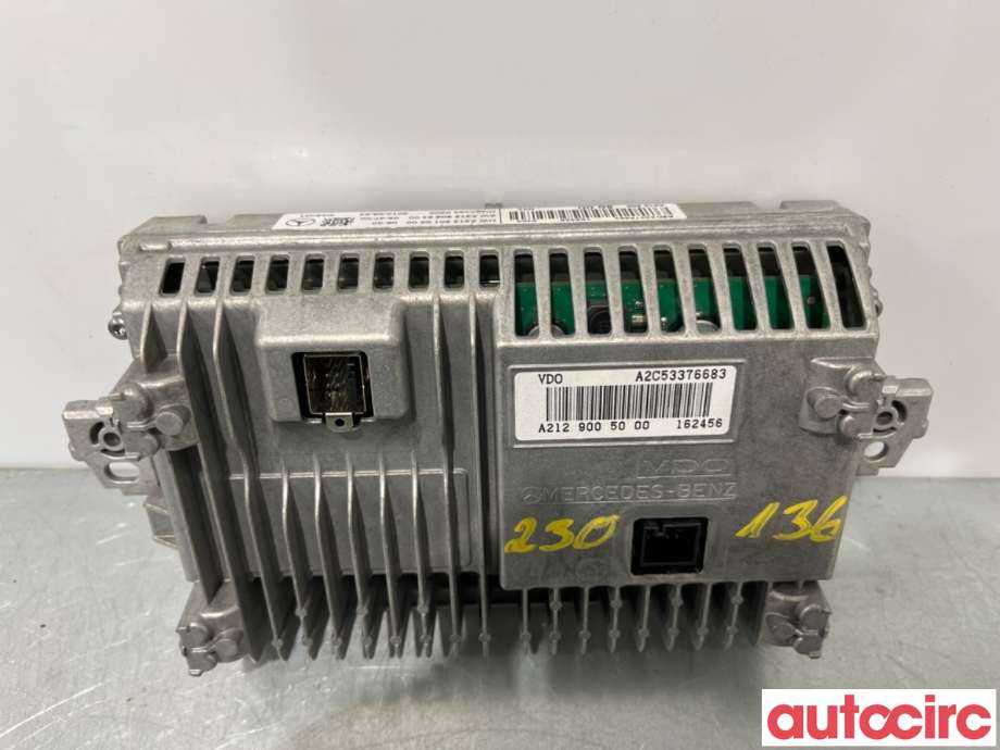 Instrument kjørecomputer til Mercedes E-Klasse 2009-2013 (Fase 1) (W212) (W212) (MERCEDES|A2129009022|A2C53376683|A2129005000)
