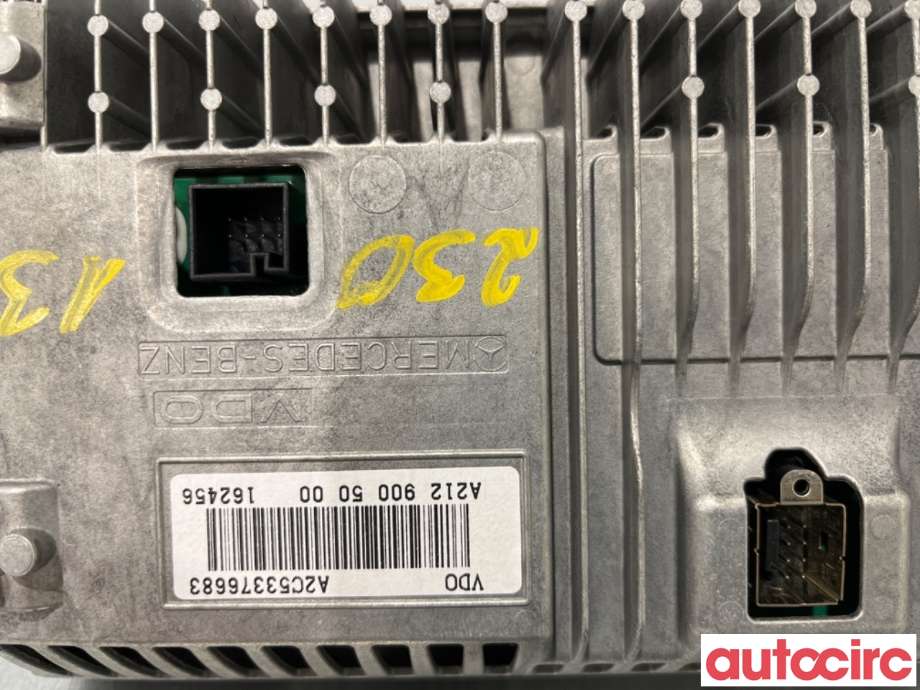 Instrument kjørecomputer til Mercedes E-Klasse 2009-2013 (Fase 1) (W212) (W212) (MERCEDES|A2129009022|A2C53376683|A2129005000)