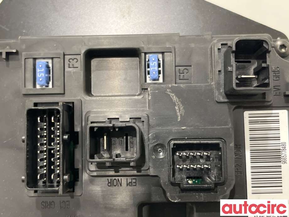 Sikringsboks til Peugeot 3008 2009-2016 (Type I) (PEUGEOT|NO NR|S180085003E|9665778480)