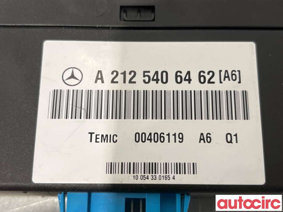 Styreenhet nivå/luftfjæring til Mercedes E-Klasse 2009-2013 (Fase 1) (W212) (W212) (MERCEDES|A2129006514|00406119|A2125406462)