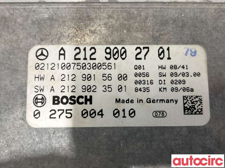 Styreenhet diverse til Mercedes E-Klasse 2009-2013 (Fase 1) (W212) (W212) (MERCEDES|A2129002701|0275004010)