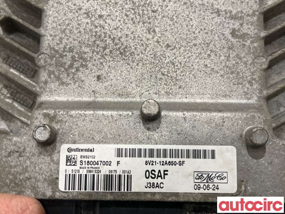 Styreenhet motor til Ford Fiesta 2008-2012 (Type VI, Fase 1) (FORD|1543041|S180047002F|8V21-12A650-SF)