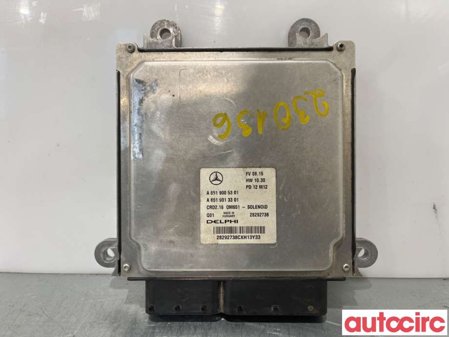 Styreenhet motor til Mercedes E-Klasse 2009-2013 (Fase 1) (W212) (W212) (MERCEDES|A6519005301|28292738)