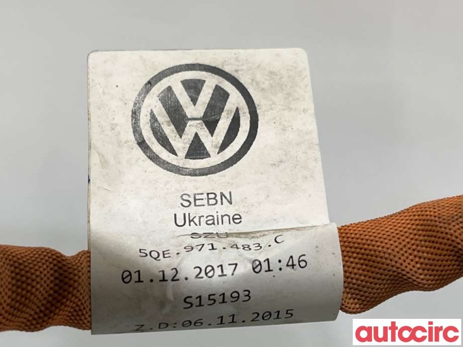 Kabel høy volt (HV) hybrid til VW e-Golf 2017-2020 (Fase 2)  (VOLKSWAGEN|5QE971483C|)