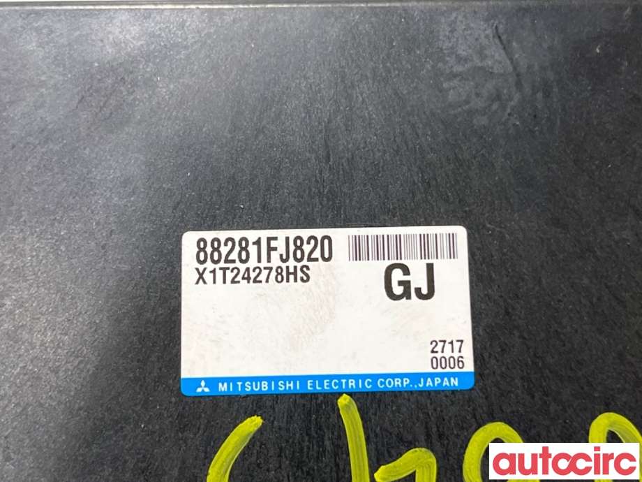 Styreenhet diverse til Subaru XV 2012-2017 (Type I)  (SUBARU|88281FJ820|X1T24278HS)