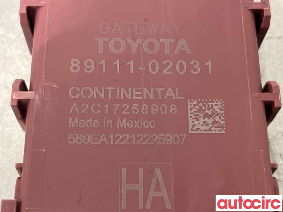 Diverse deler til Toyota Corolla 2019-->>  (TOYOTA|8911102031|A2C17258908|89111-02031)