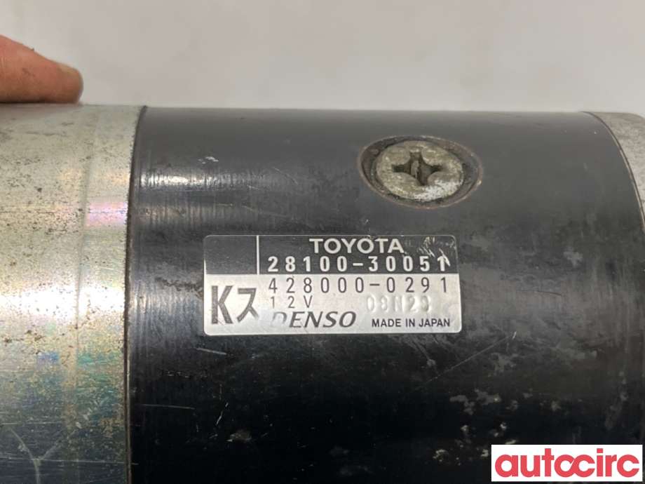 Starter diesel til Toyota Hiace 2007-2012 (Fase 3) (TOYOTA|2810030051|428000-0291|28100-30051)