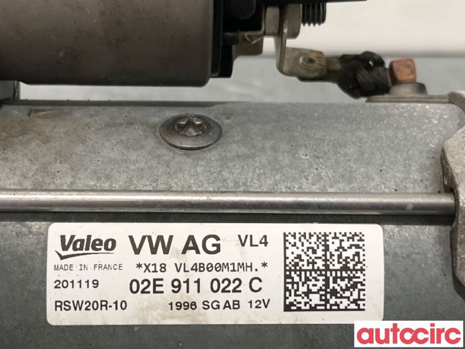 Starter diesel til Škoda Octavia 2017-2020 (Type III, Fase 2)  (SKODA|02E911022CX|RSW20R-10|02E911022C)