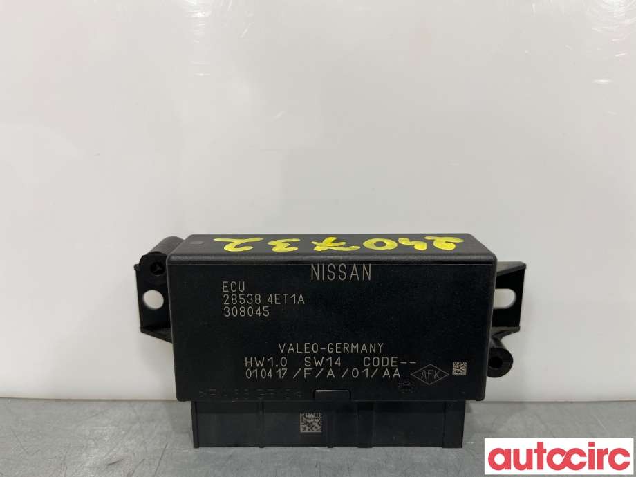 Styreenhet parkering til Nissan Qashqai, 2014-2021 (Type II)  (NISSAN|285384ET1A)