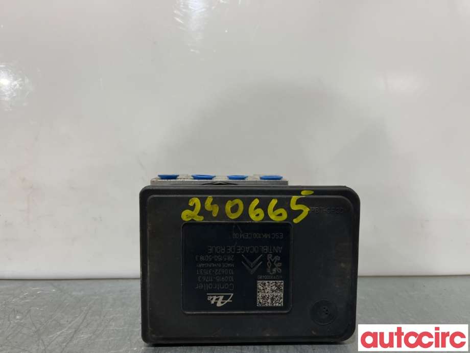 ABS sentral til Citroën DS3 2010-2019  (CITROEN|1680933880|100915-11763|9804161580)