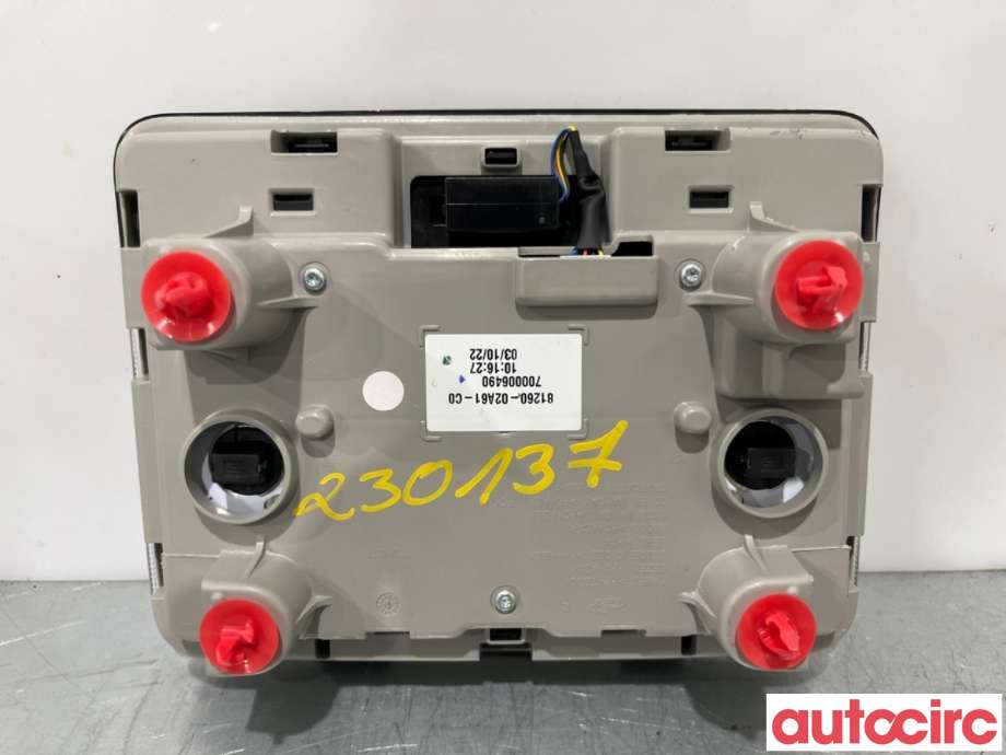 Taklyspanel til Toyota Corolla 2019-->>  (TOYOTA|8126002A61C0||81260-02A61)