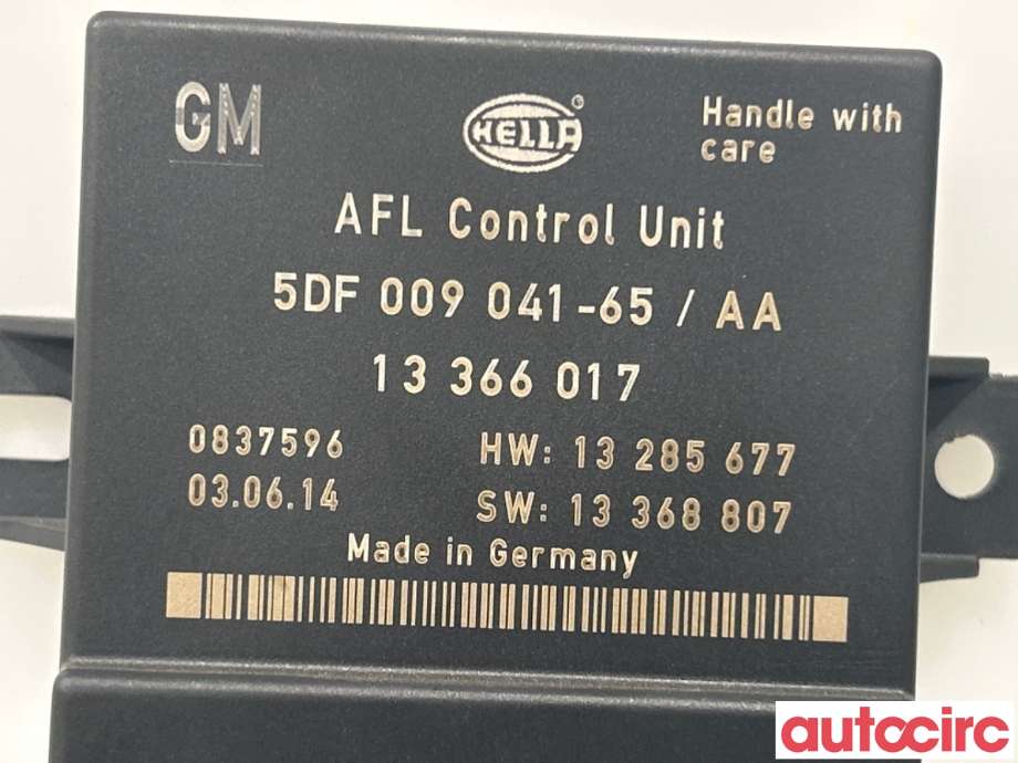 Styreenhet xenon/ballast til Opel Astra J 2010-2015  (OPEL|13366017|5DF009041-65)