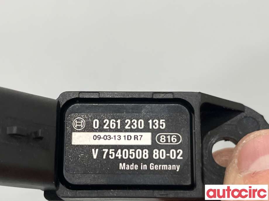 Sensor innsugsluft til Peugeot 308 2007-2011 (Type I, Fase 1) (PEUGEOT|1920KZ|0261230135|V754050880)