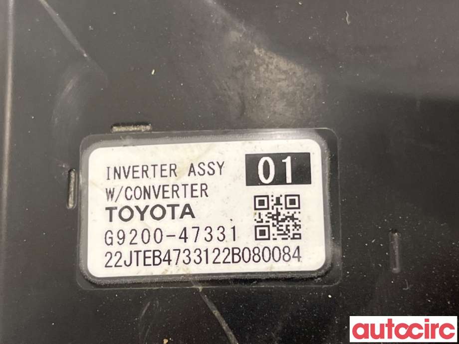 Inverter hybrid til Toyota Corolla 2019-->>  (TOYOTA|G920049136||G9200-47331)