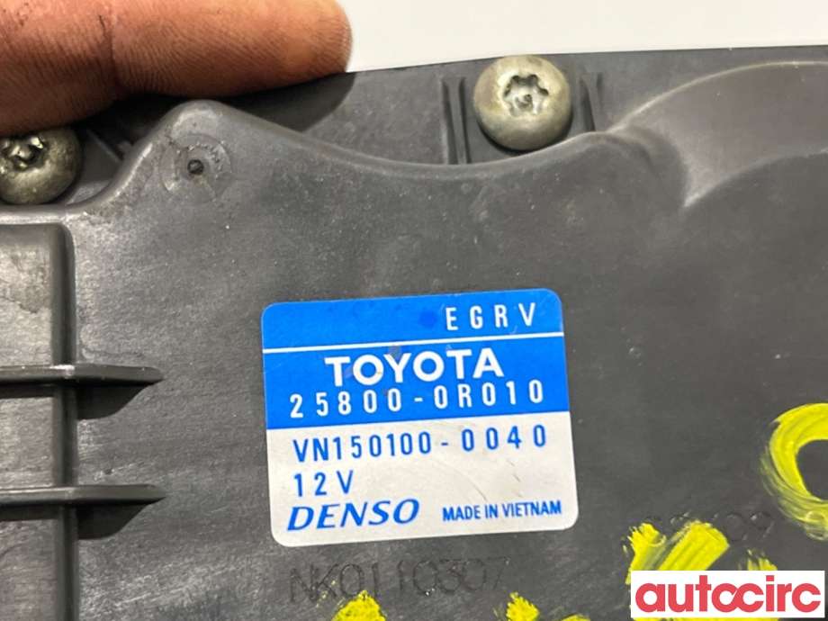 EGR-ventil til Toyota Avensis 2009-2015 (Type III, Fase 1)  (TOYOTA|258000R010|VN150100-0040|25800-0R010)