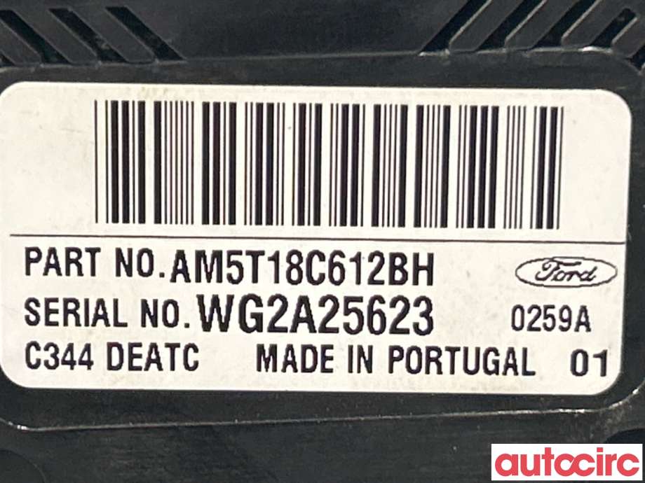 Varmeapparat betjening til Ford C-Max 2010-2015 (Type II, Fase 1)  (FORD|1866943|AM5T18C612BH)