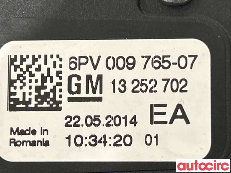 Pedal gass til Opel Astra J 2010-2015  (OPEL|13252702)