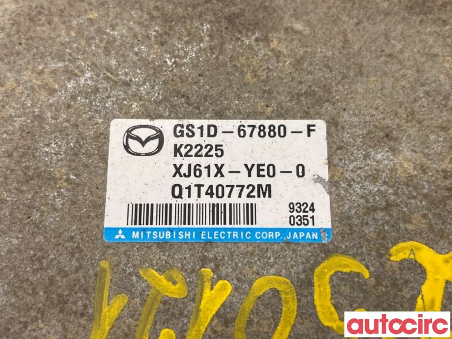 Styreenhet servo til Mazda 6 2008-2010 (Type II, Fase 1)  (MAZDA|GS1D-67-880H|XJ61X-YE0-0|GS1D-67880-F)