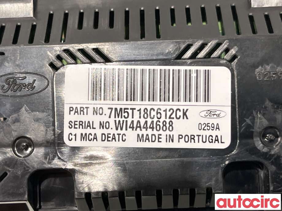 Varmeapparat betjening til Ford Kuga 2008-2012 (Type I)  (FORD|1701140||7M5T18C612CK)