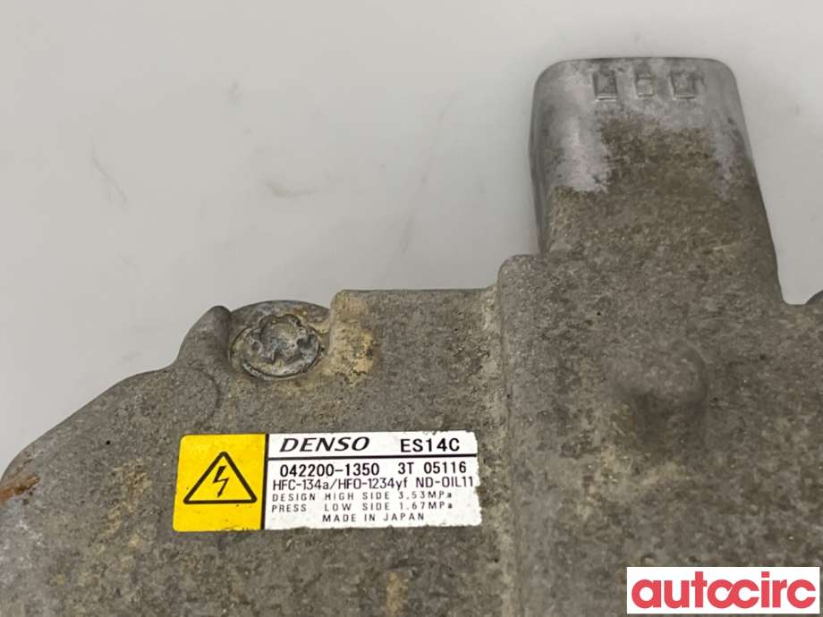 Aircondition kompressor til Toyota Yaris 2014-2020 (Type III, Fase 2)  (TOYOTA|8837052012|042200-1350|)