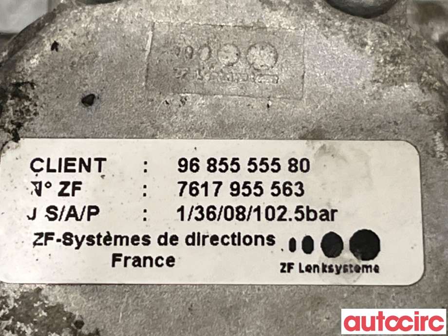 Servo pumpe mekanisk til Citroën Berlingo 2008-2015 (Type II, Fase 1) (CITROEN|1673621480|7617955563|9685555580)