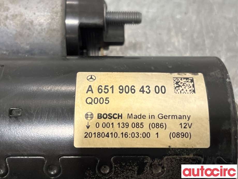 Starter diesel til Mercedes Vito 2014-->> (W447) (W447) (MERCEDES|A6519064300|0001139085)