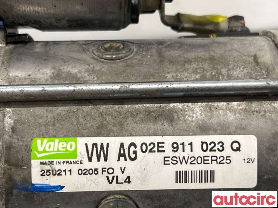 Starter diesel til VW Passat 2011-2015 (B7) (B7) (VOLKSWAGEN|02E911023QX|ESW20ER25|02E911023Q)