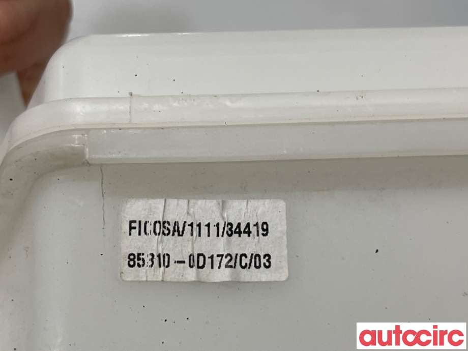 Spylertank til Toyota Yaris 2014-2020 (Type III, Fase 2)  (TOYOTA|853150D170||85310-0D172)