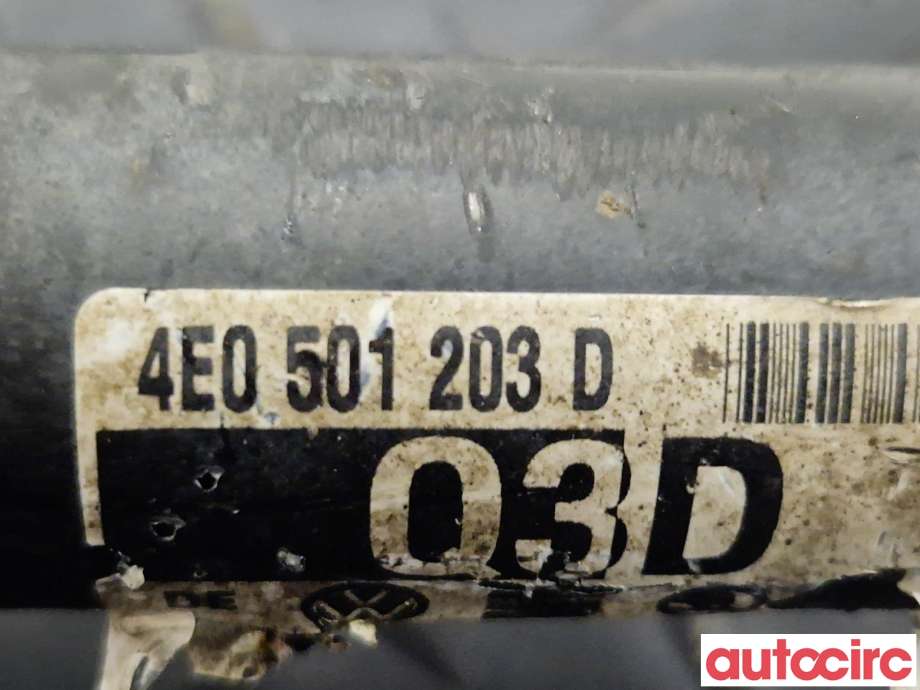 Drivaksel høyre bak til Audi A8 2003-2010 (Type II) (AUDI|4E0501203D|)