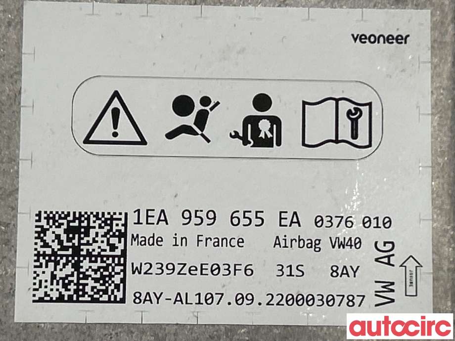 Airbag elektronikk til Škoda Enyaq 2021-->>  (SKODA|1EA959655EA)