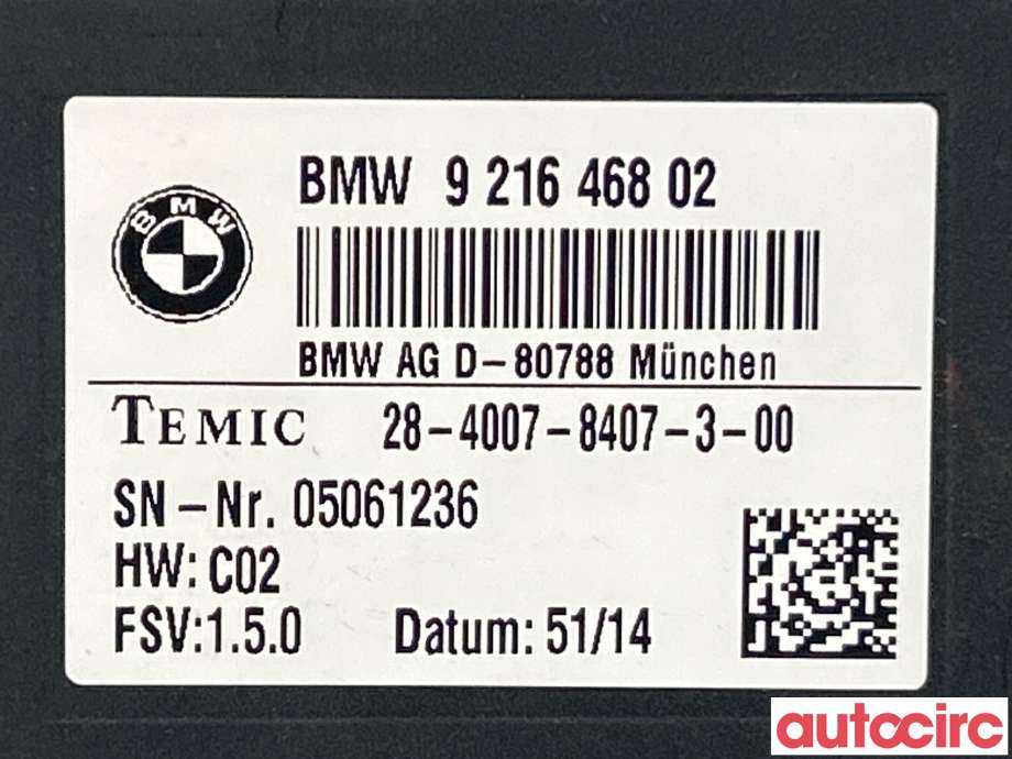 Styreenhet comfort (BCM) til BMW 3-Serie 2012-2018 (F30/F31/F34) (F30/F31/F34) (BMW|61357490465|921646802)