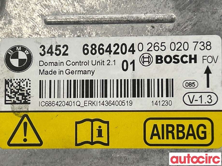 Airbag elektronikk til BMW 3-Serie 2012-2018 (F30/F31/F34) (F30/F31/F34) (BMW|34526887752)