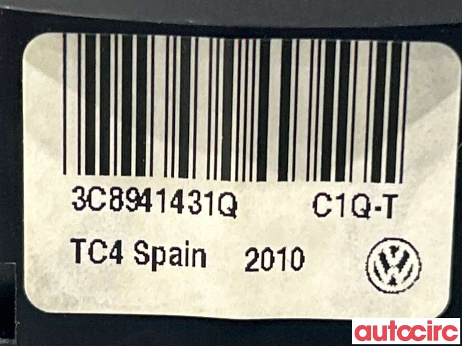 Bryter lys til VW Golf VI 2008-2012  (VOLKSWAGEN|3C8941431Q|)