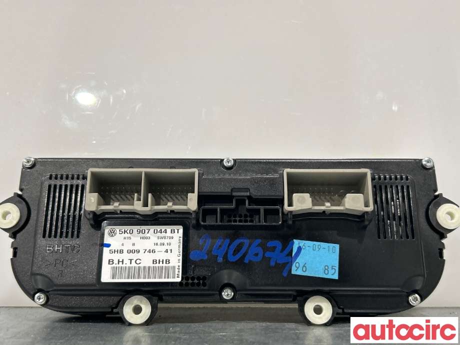 Varmeapparat betjening til VW Golf VI 2008-2012 (VOLKSWAGEN|5K0907044BT||5K0907044HB)