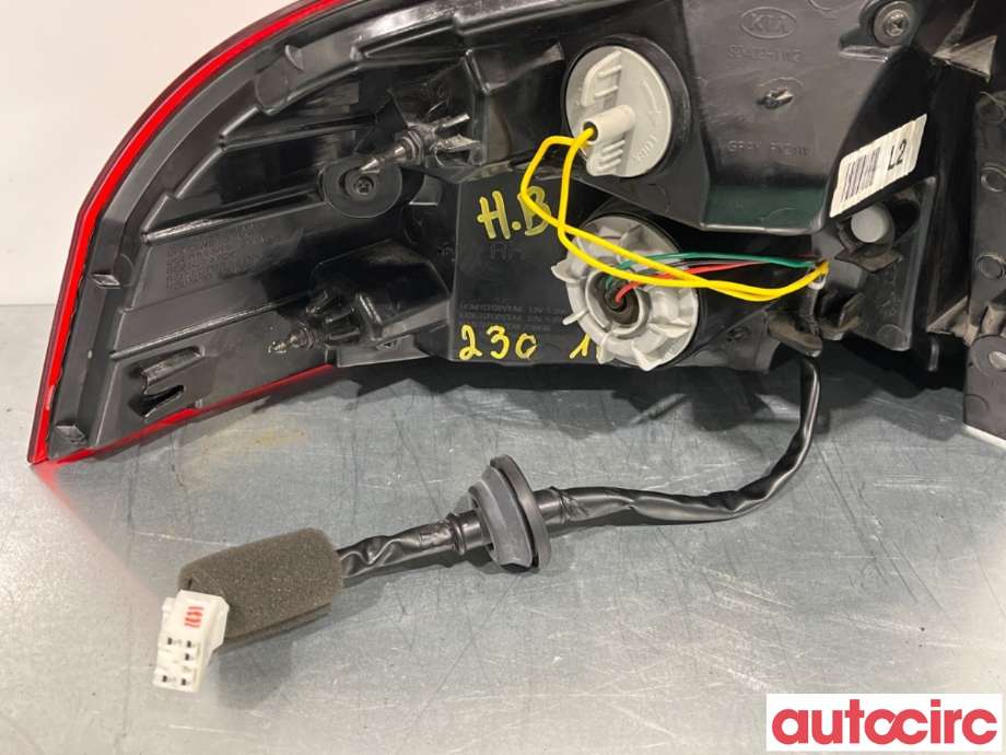 Baklykt høyre til Kia Rio 2011-2017 Type III  (KIA|924021W260|)