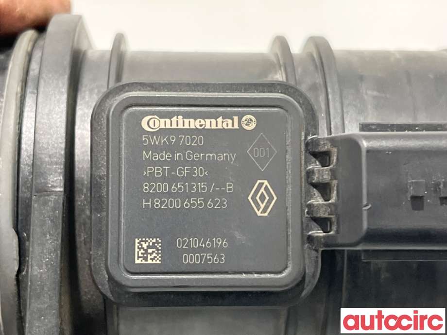 Luftmengde/luftmassemåler til Nissan Note 2013-2017 (Type II)  (NISSAN|22680BB30A|5WK97020|8200651315)