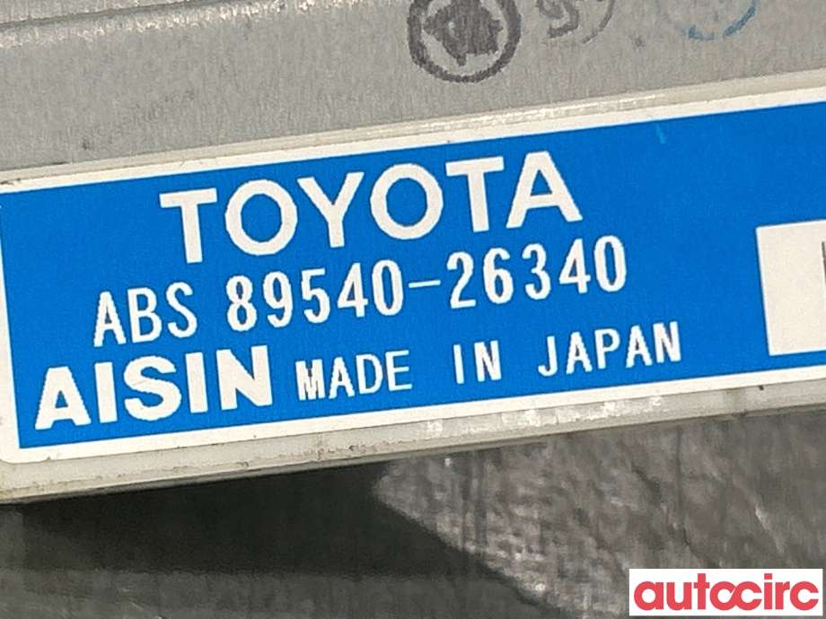 Styreenhet ABS til Toyota Hiace 2007-2012 (Fase 3)  (TOYOTA|8954026340)