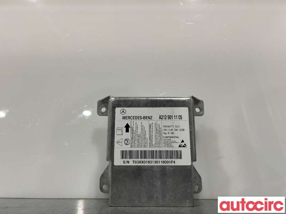 Airbag elektronikk til Mercedes E-Klasse, 2013-2016 (Fase 2) (W212) (W212) (MERCEDES|A2129011105)