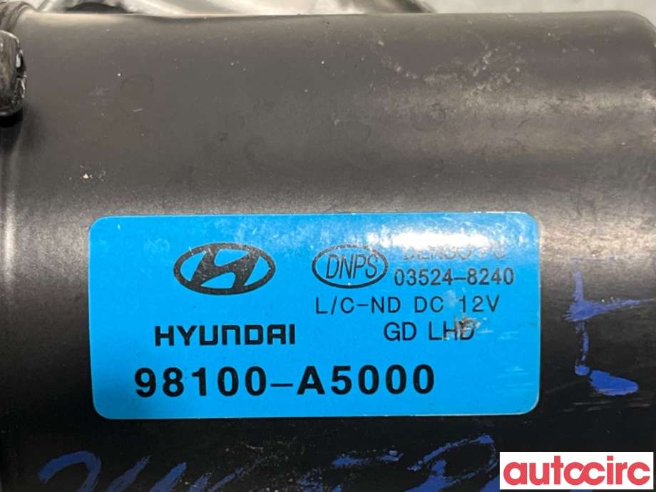 Viskermotor frontrute til Hyundai i30 2012-2017 (Type II)  (HYUNDAI|98110A5000|03524-8240|98100-A5000)