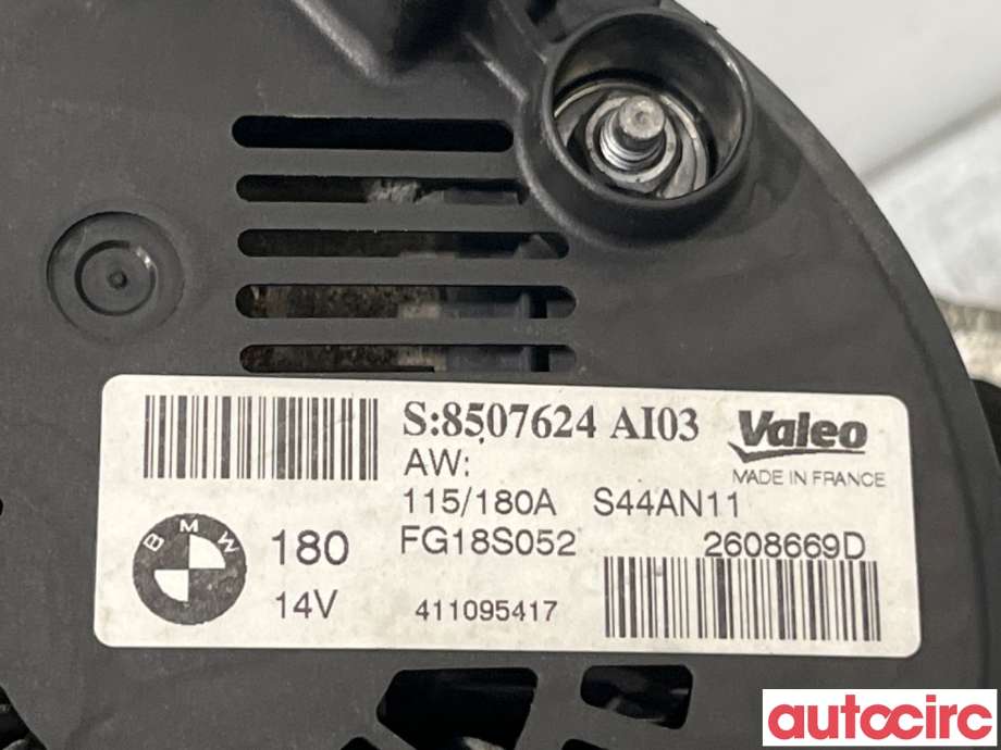 Dynamo til BMW 3-Serie 2005-2011 (E90/E91/E92/E93) (E90/E91/E92/E93) (BMW|12318509023|FG18S052|8507624)