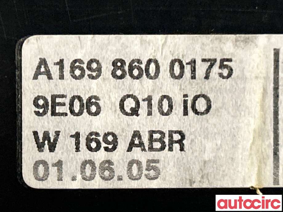 Bagasjerom rollon til Mercedes A-Klasse 2005-2012 (W169) (W169) (MERCEDES|A1698600175|A16981001)
