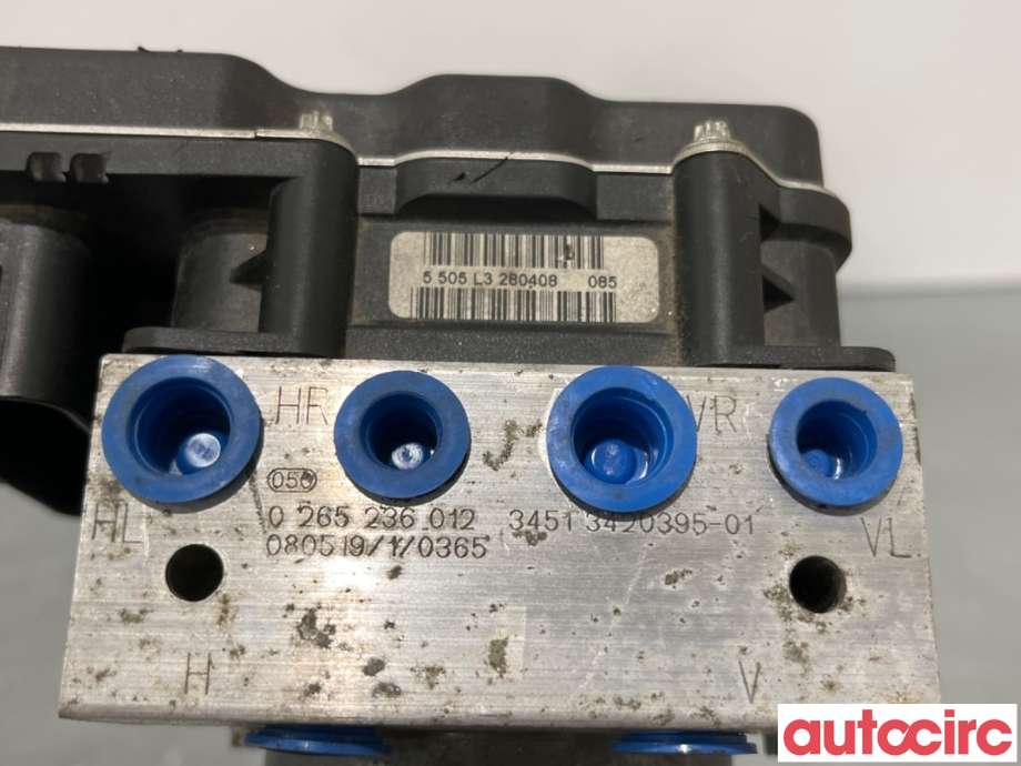 ABS sentral til BMW X3 2007-2010 (Fase 2) (E83) (E83) (BMW|34513450270|0265236012|34513420395)