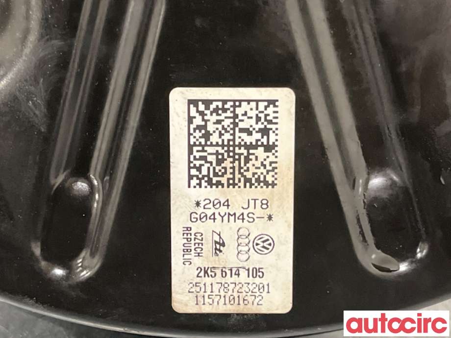 Bremsekraft-forsterker til VW Caddy 2015-2020 (Type III, Fase 3)  (VOLKSWAGEN|2K5614106||2K5614105)